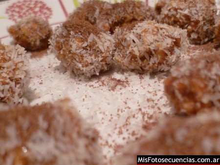Bombones de dulce de leche.